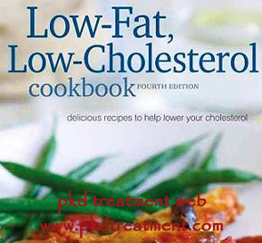 Kidney Dialysis Food Lists-Low Fat/Low Cholesterol