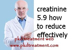 What Can Reduce High Creatinine 5.9 