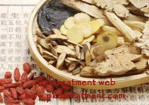 Chinese medicine treatment for swelling in kidney patient 
